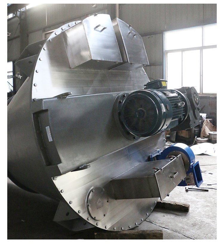 双螺旋锥形混合机与立式高速双锥螺带搅拌机 粉体混合技术的核心设备解析